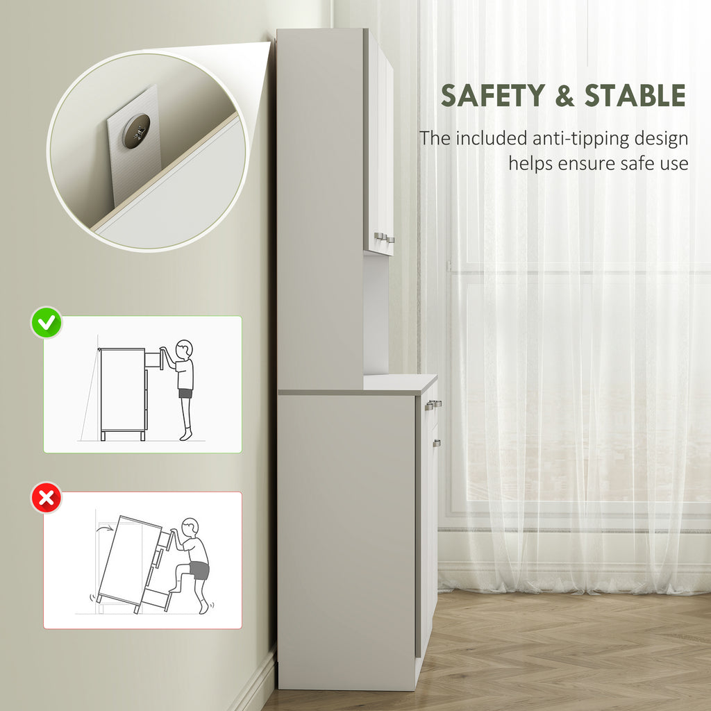 71" Kitchen Pantry Cabinet