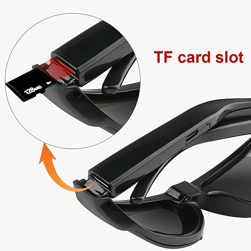 1080p HD Camera Glasses Outdoor Shooting