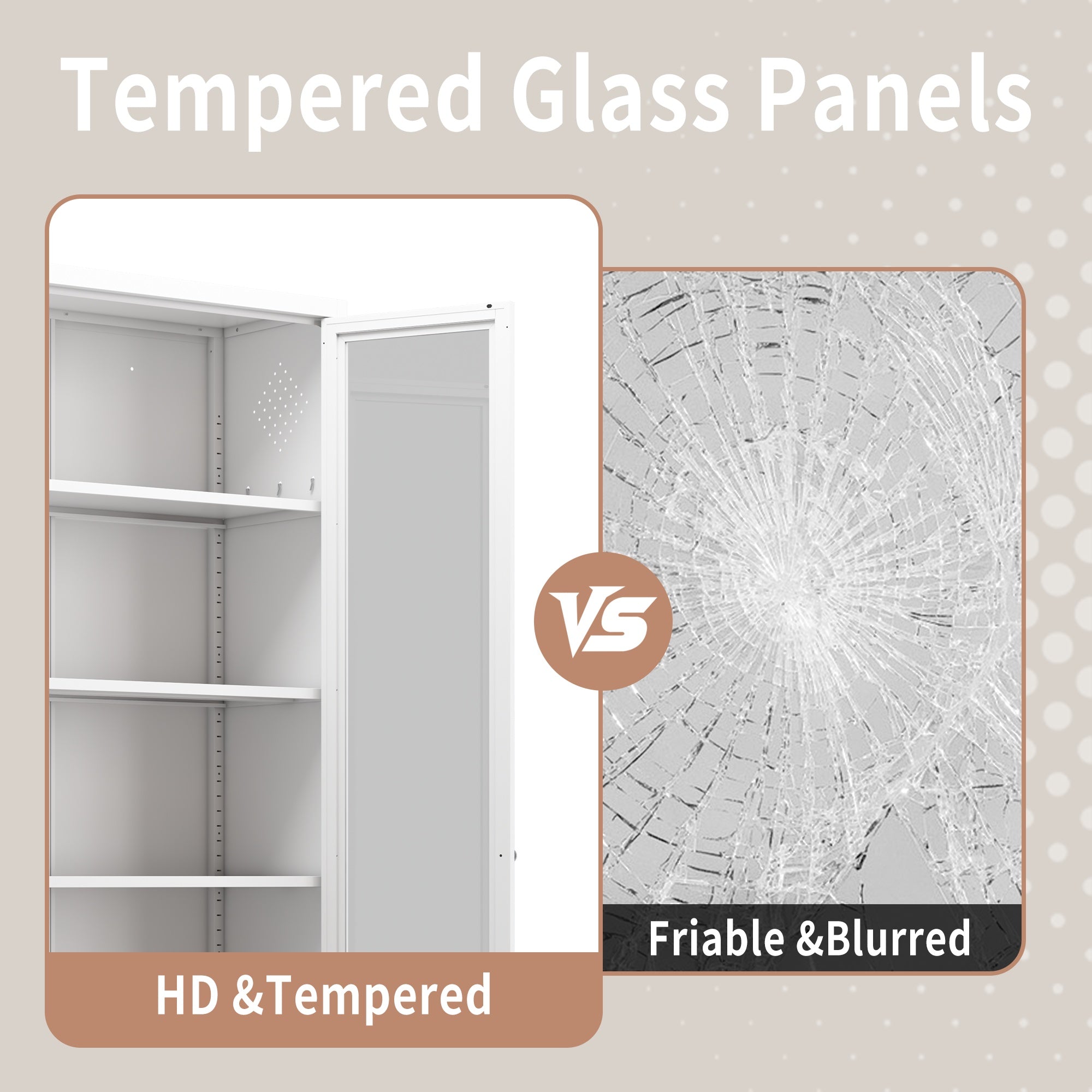 Metal Kitchen Pantry Cabinet -  Tall Storage With 5 Adjustable Shelves, White Freestanding Cabinet For Kitchen Pantry Bathroom